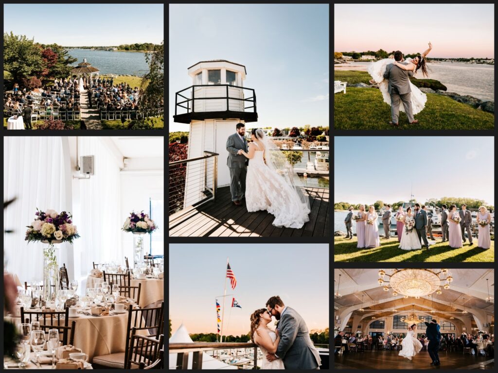 A summer wedding at Danversport Yacht Club, a wedding venue in Massachusetts