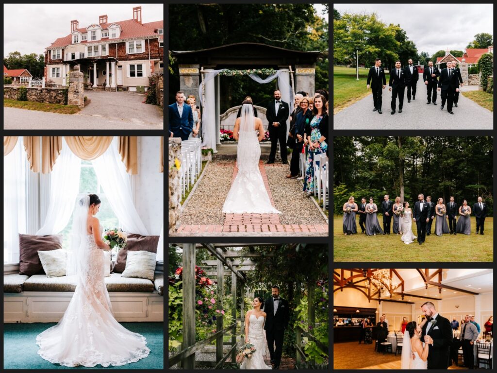 wedding photography of a wedding at Bald Hill Mansion in Connecticut