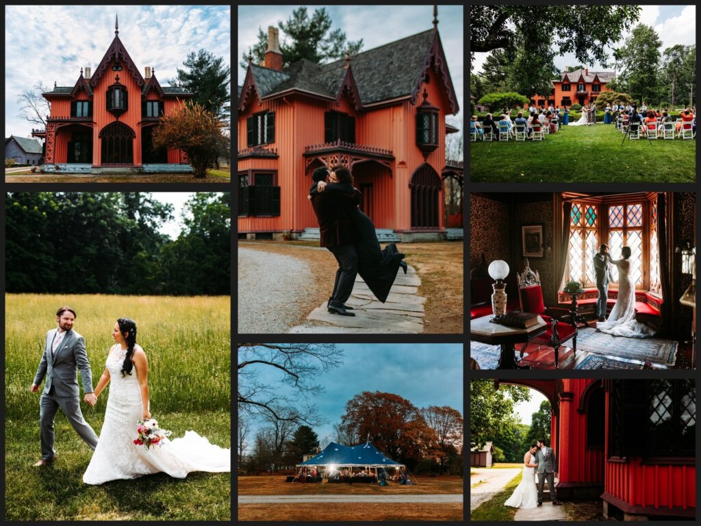 Roseland Cottage, a unique wedding venue in Woodstock, Connecticut